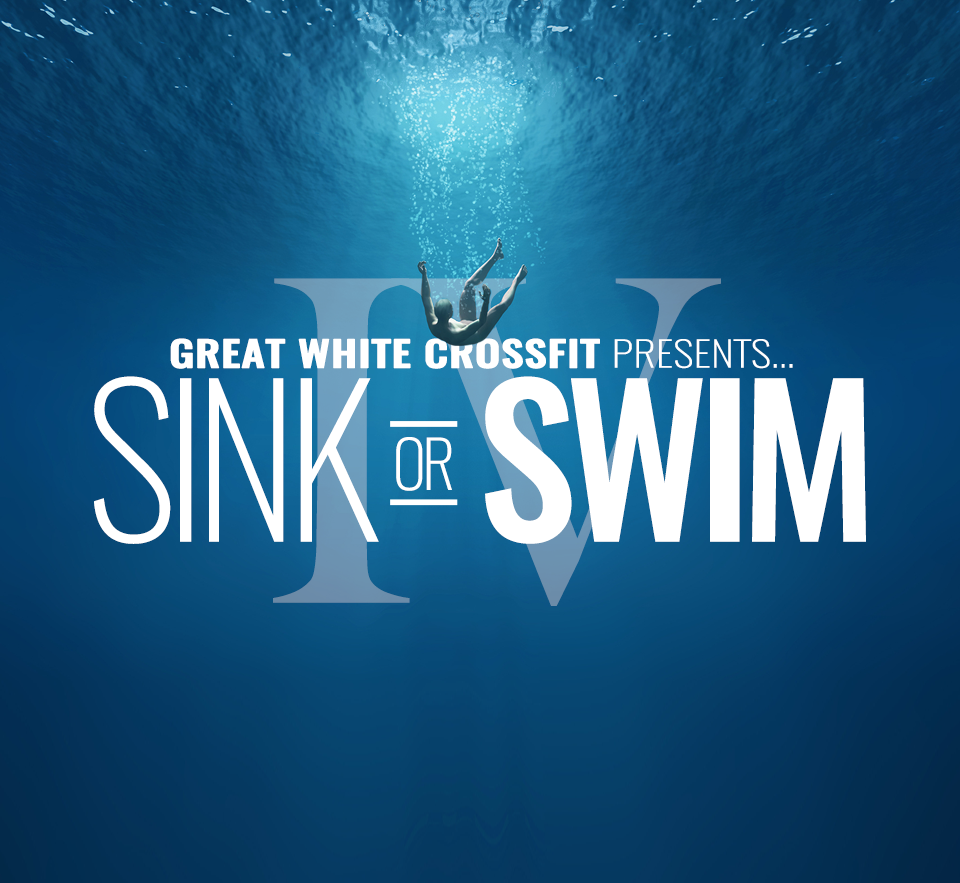 Great White CrossFit: Sink or Swim IV logo