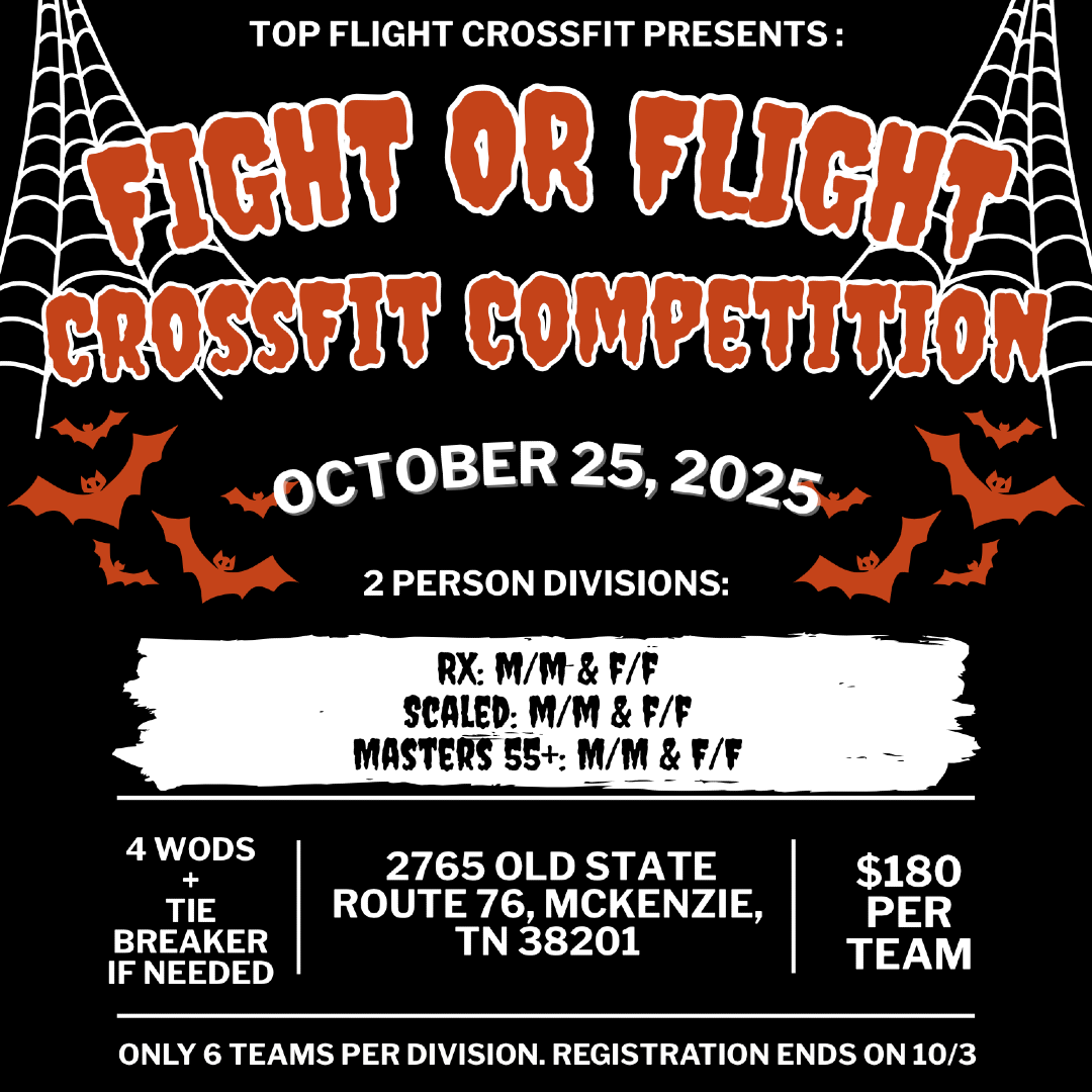 Fight or Flight @ Top Flight CrossFit logo