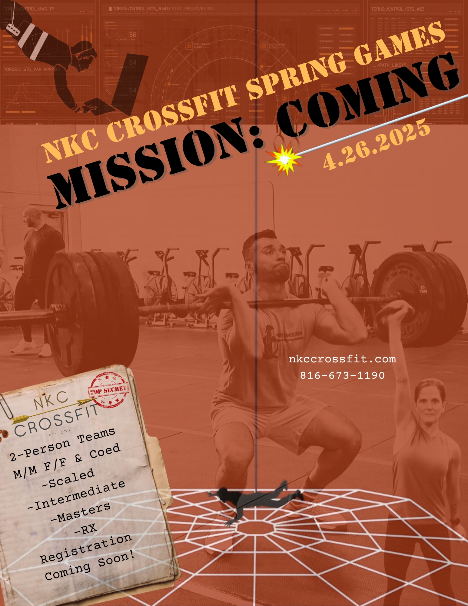 NKC CrossFit Spring Games 2025 logo