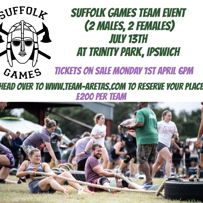 Suffolk Games Team event 2024 logo
