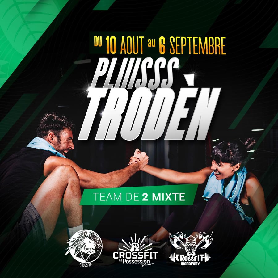 Pliiisss trodèn (throwdown) logo
