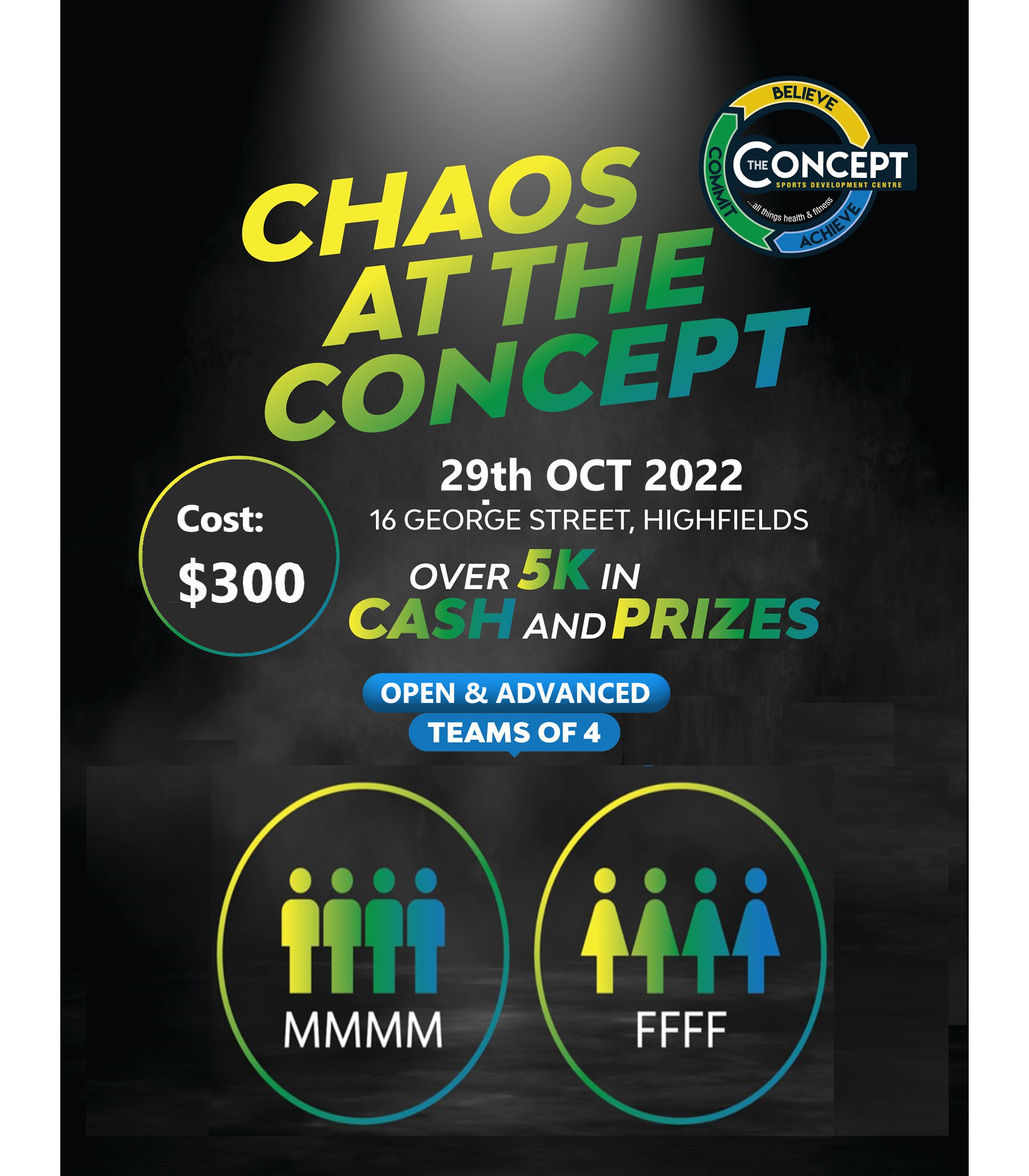 Chaos at The Concept logo