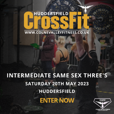 CrossFit Huddersfield (Colne Valley Fitness) Intermediate Same Sex Three's logo
