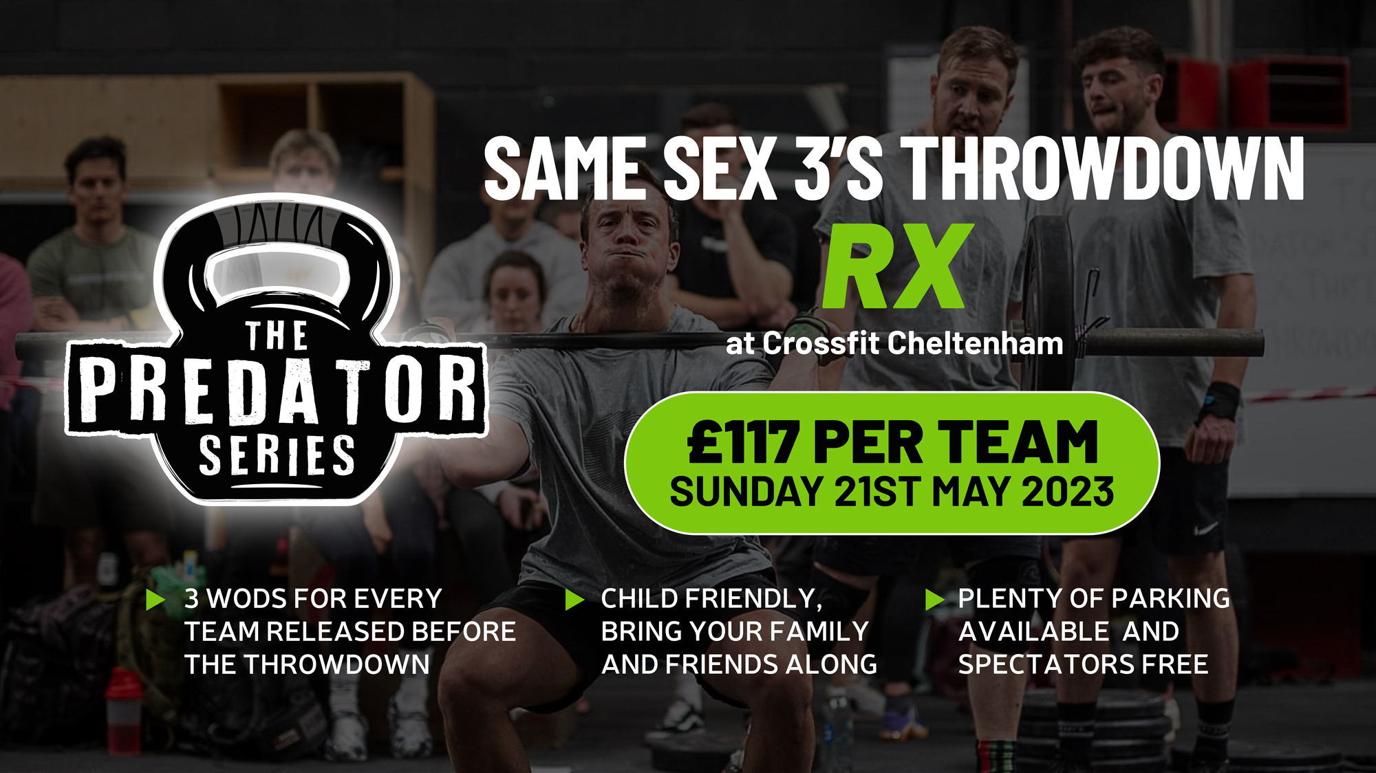 The Predator Series Same Sex 3's - Rx Throwdown 2023 logo