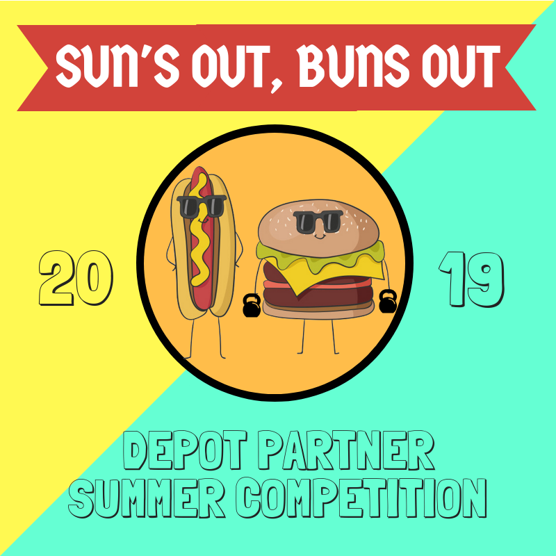 Sun's Out, Buns Out 2019 - Depot SMV logo