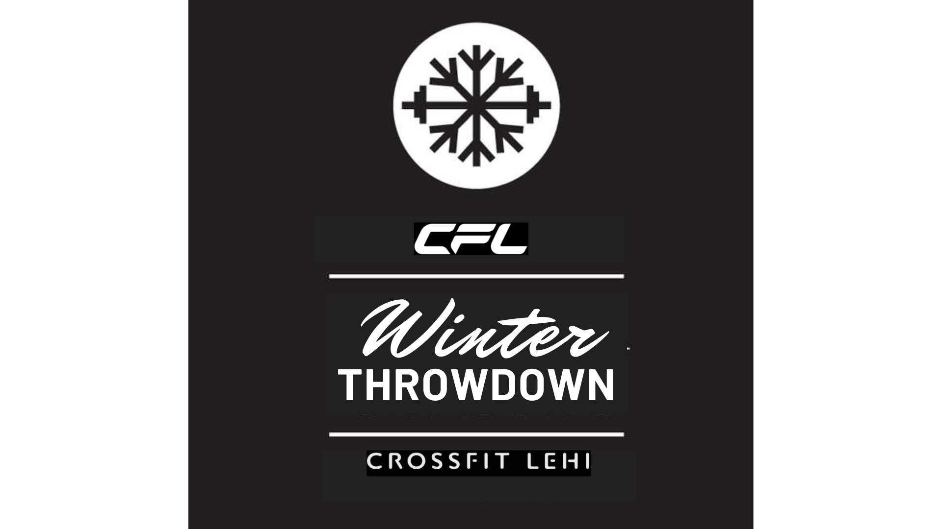 CFL WINTER THROWDOWN logo