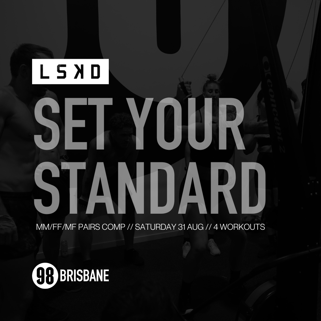 LSKD x 98 SET YOUR STANDARD logo