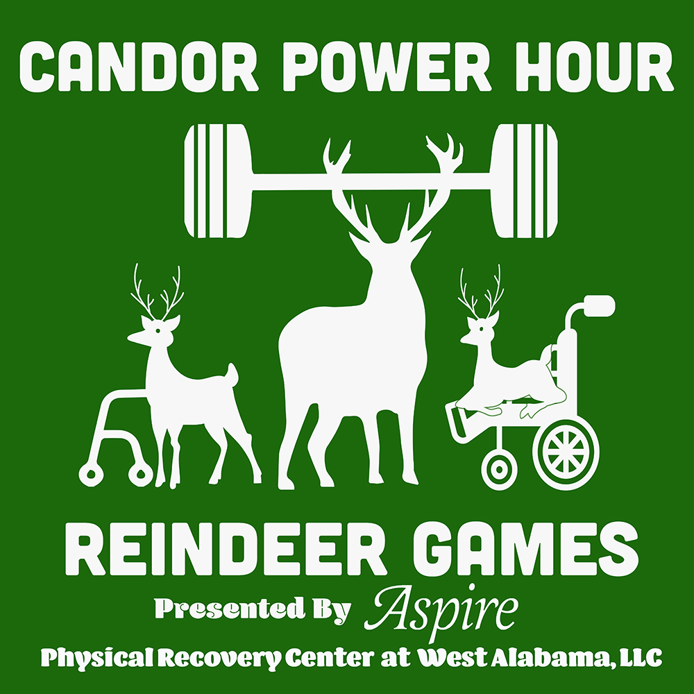 Candor Power Hour Reindeer Games logo