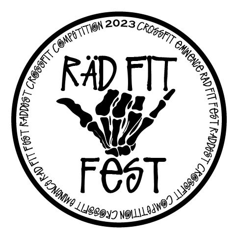 Rad Fit Fest 3-D logo