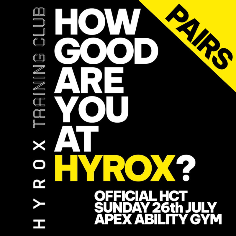 OFFICIAL HYROX CONDITIONING TEST - PAIRS logo
