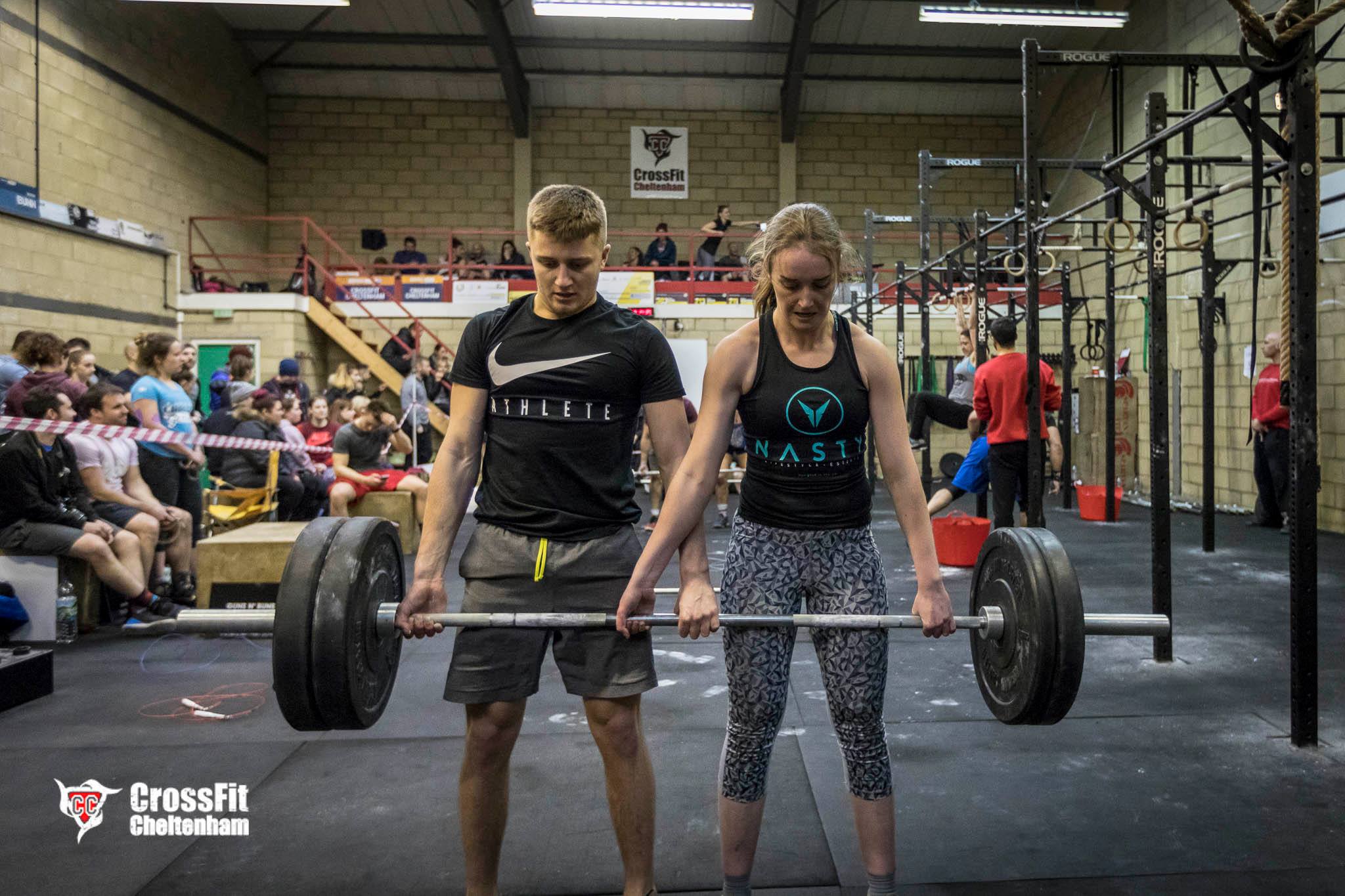 MIXED PAIRS THROWDOWN APRIL 2018 at CROSSFIT CHELTENHAM  logo