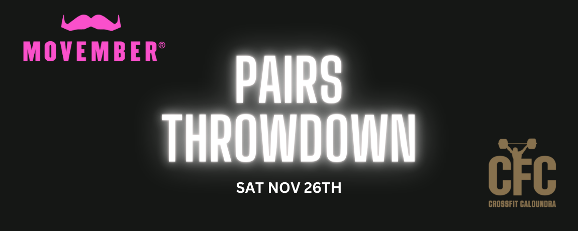 Movember Pairs Throwdown logo