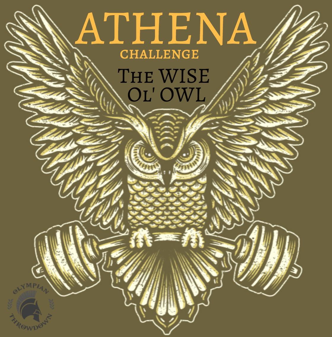 Olympian Throwdown: ATHENA logo
