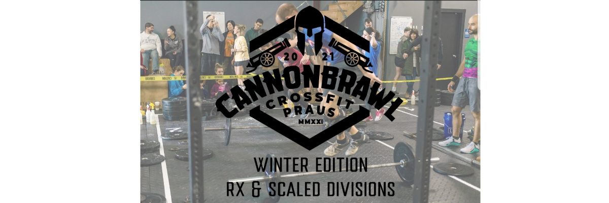 CannonBrawl 2021 Powered by CrossFit Praus logo