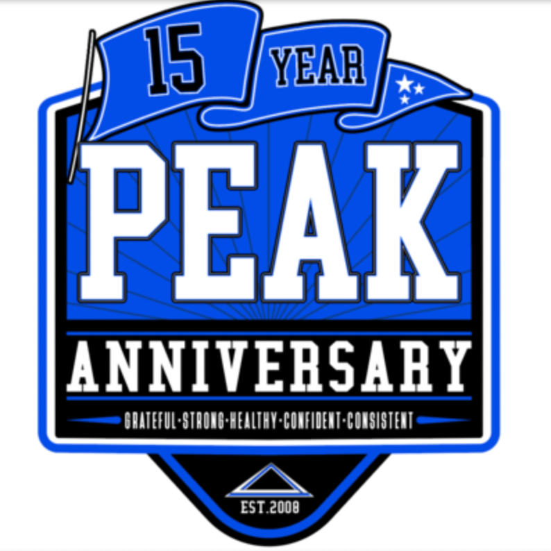 I AM PEAK: Peak 360's 15 Year Anniversary In-House Competition logo