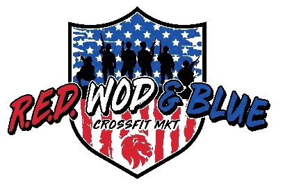 R.E.D. WOD & BLUE '23 logo