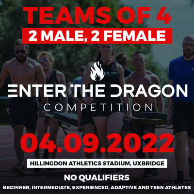 Enter The Dragon Competition.  Teams of 4.  No qualifiers. logo