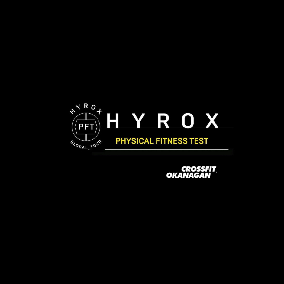 HYROX Physical Fitness Test 2024 logo
