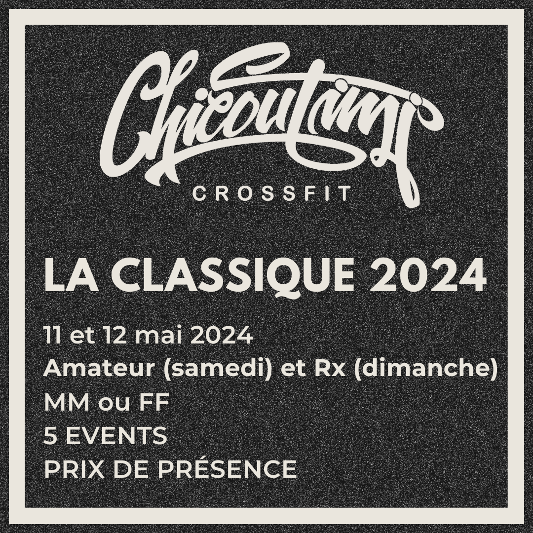 La classique Crossfit Chicoutimi 2024 logo