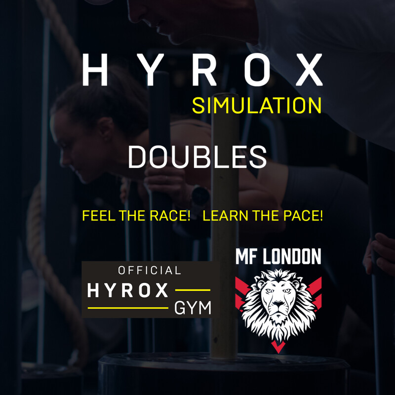 MF LONDON HYROX SIM DOUBLES logo
