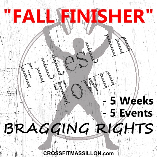 Fittest in Town "Fall Finisher" logo