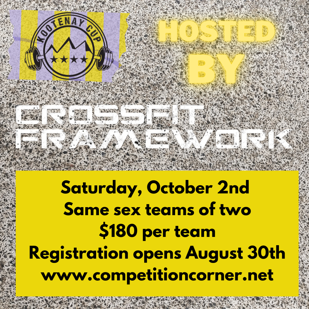 Kootenay Cup presents Clang N' Bang hosted by CrossFit Framework logo