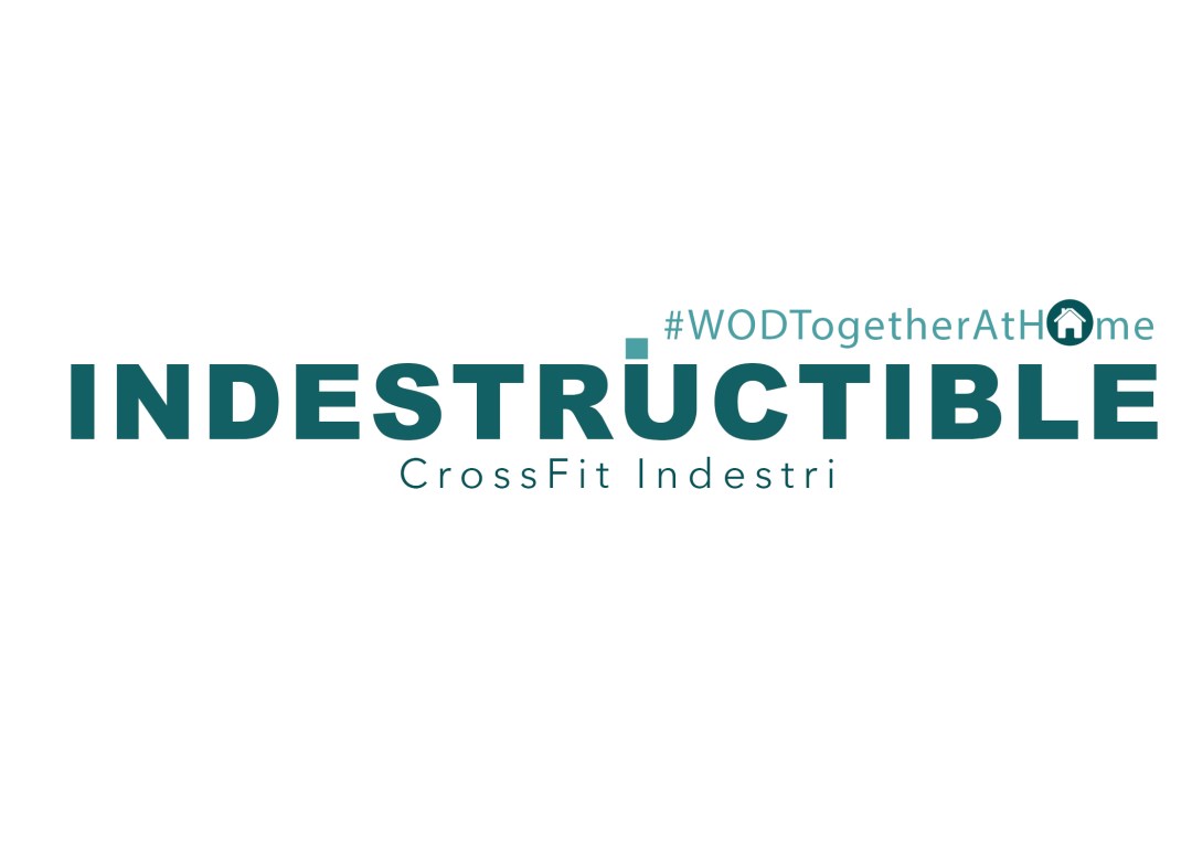 INDESTRUCTIBLE #WODTogetherAtHome logo