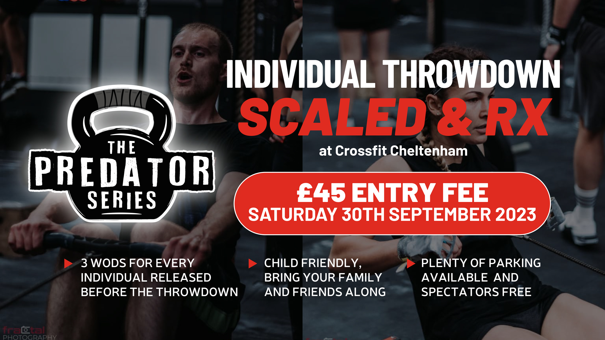 The Predator Series Individual Scaled & Rx Throwdown 2023 logo