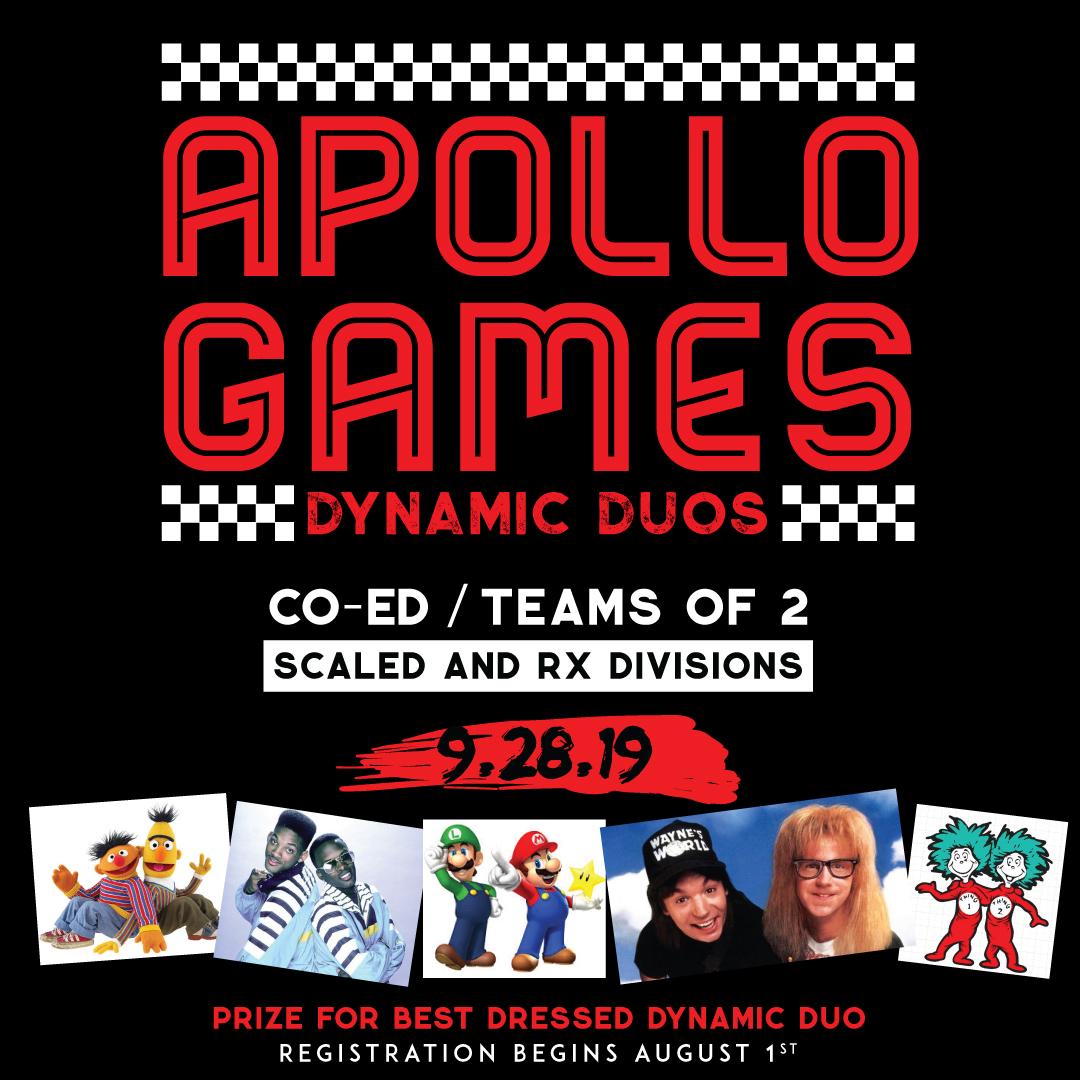 2019 Apollo Games - Dynamic Duos logo
