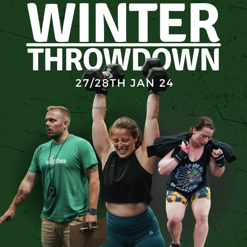 The Farm Throwdown winter series logo