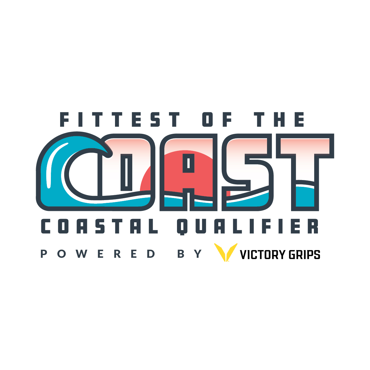 Fittest of the Coast 2023 Coastal Qualifier powered by Victory Grips logo