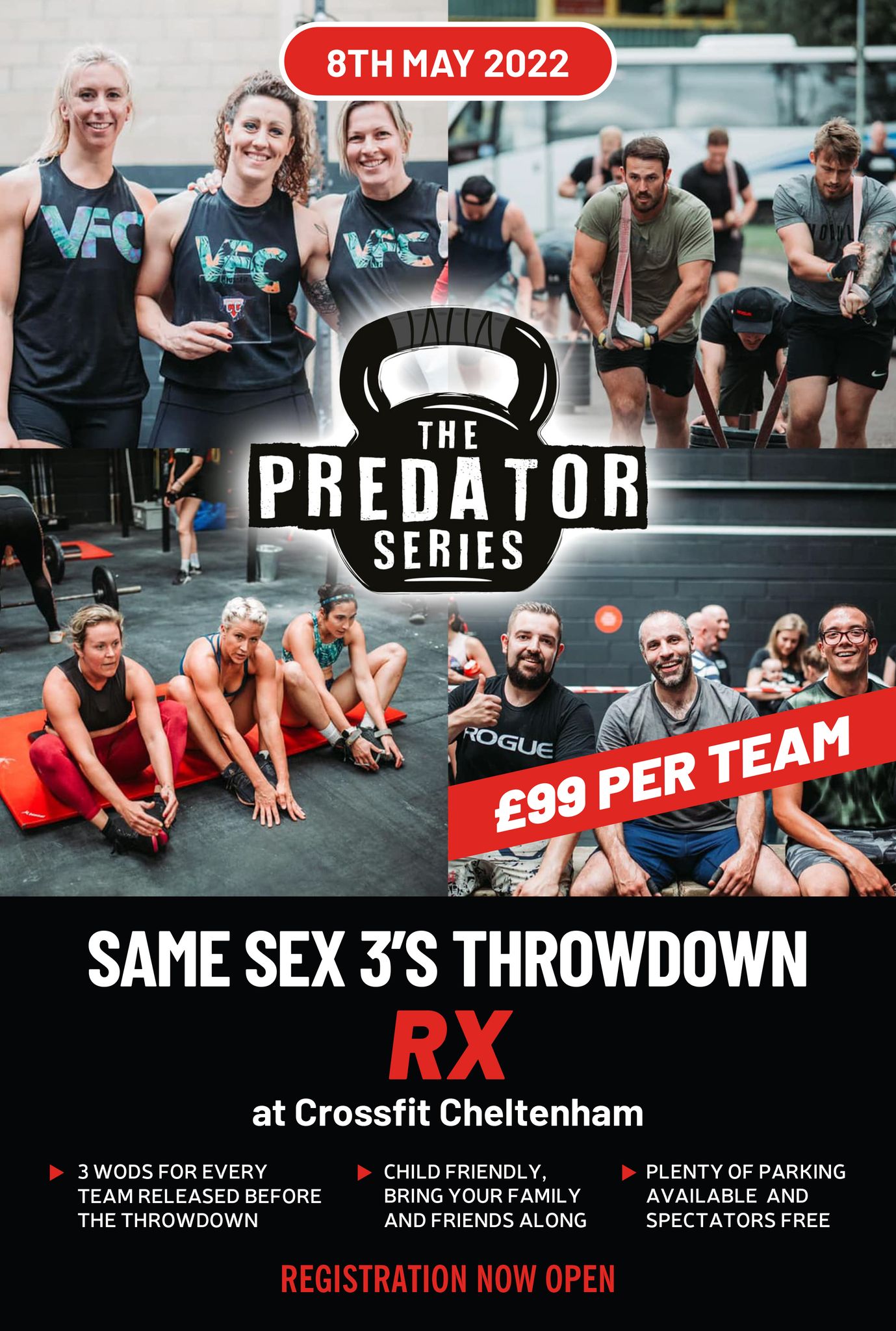 The Predator Series Same Sex 3's Rx'd Throwdown logo
