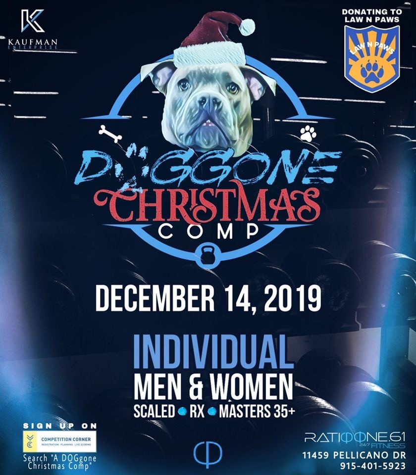 A DOGgone Christmas Competition logo