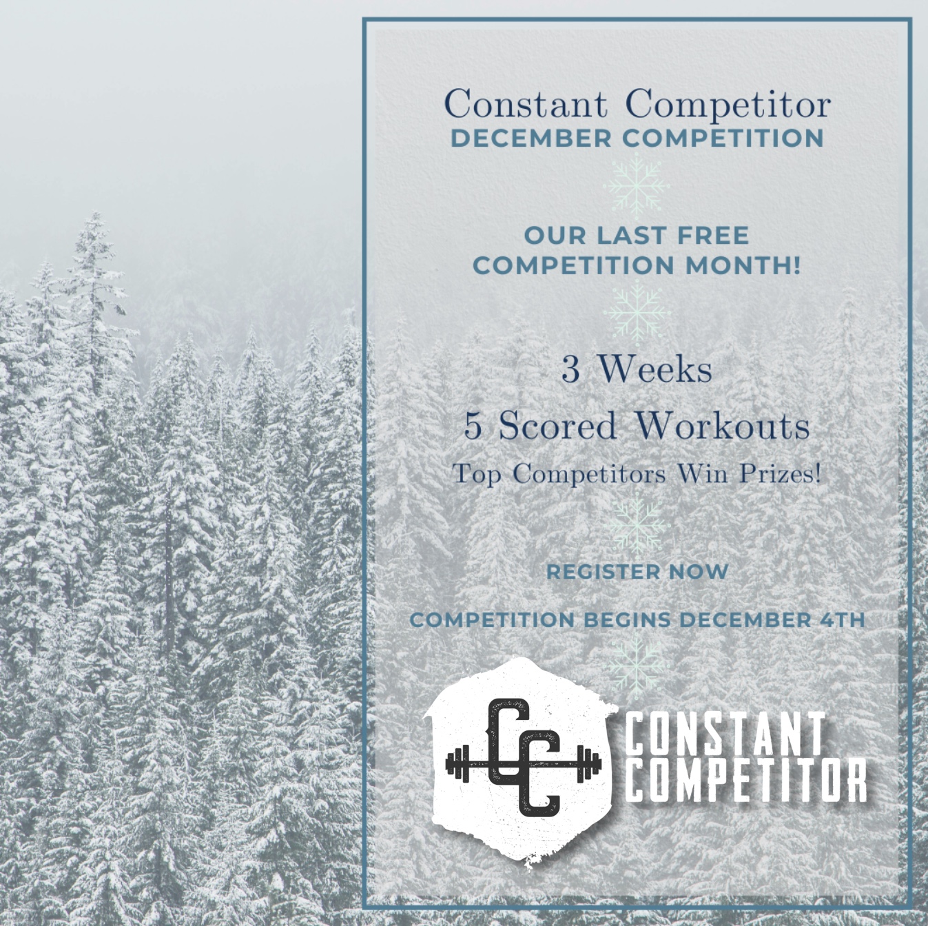Constant Competitor: December Online Competition logo