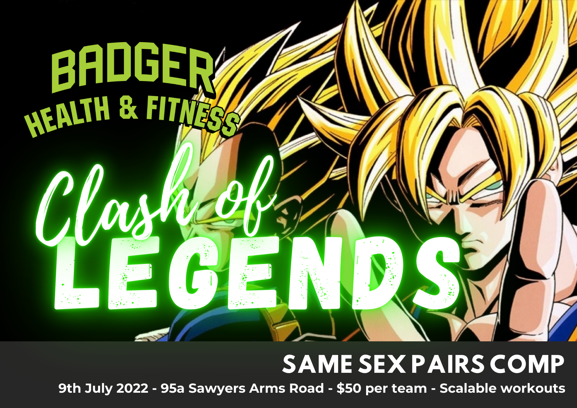Clash of Legends - Same Sex Doubles logo