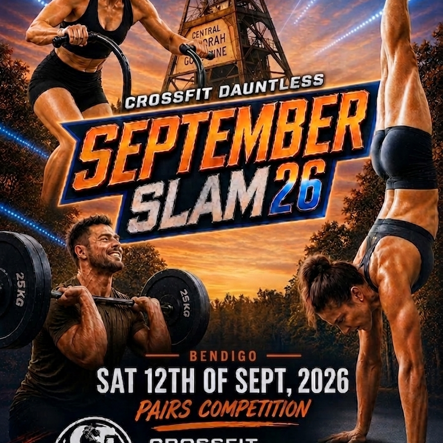 CrossFit Dauntless September Slam 26 logo