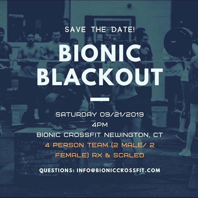 Bionic Blackout 2019 logo