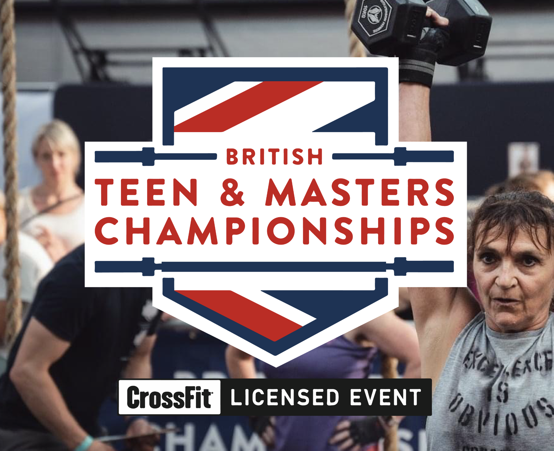 British Masters & Teens CrossFit® Championships 2025 - RX FINALS logo