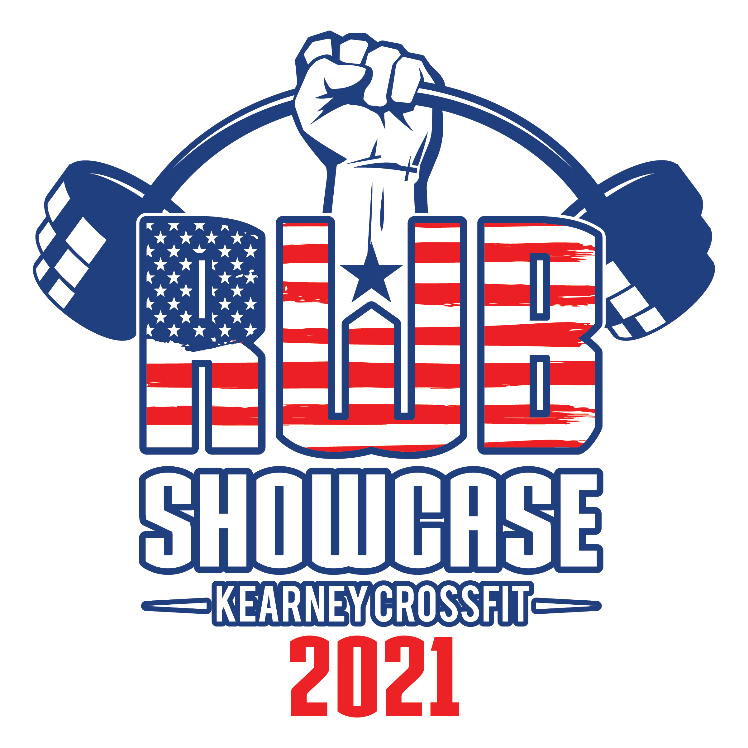 Red White & Blue Showcase 2021 logo