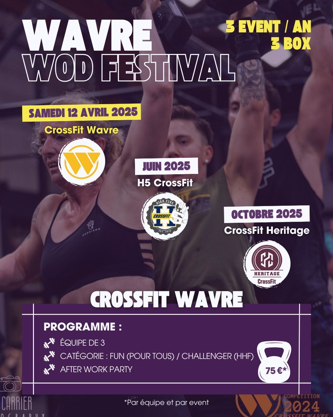 Wavre Wod Fest Partie 1/3  logo
