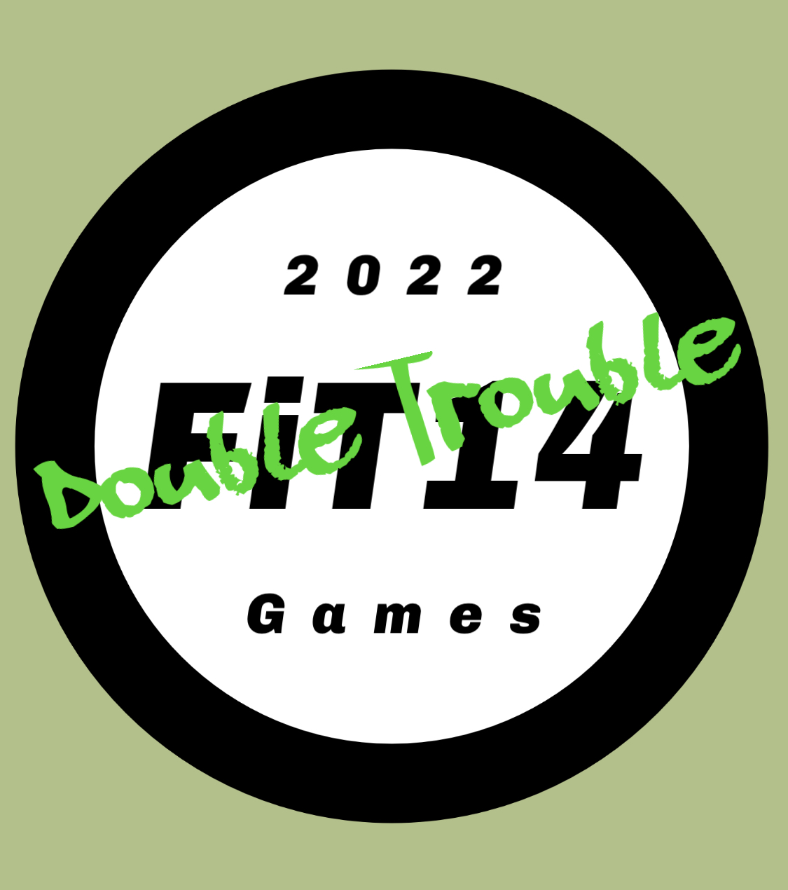 'Double Trouble' FiT14 Games logo