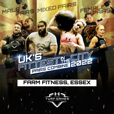 TURF GAMES 2022 UK FITTEST IN THE CITY PAIRS COMBINE - FARM FITNESS logo