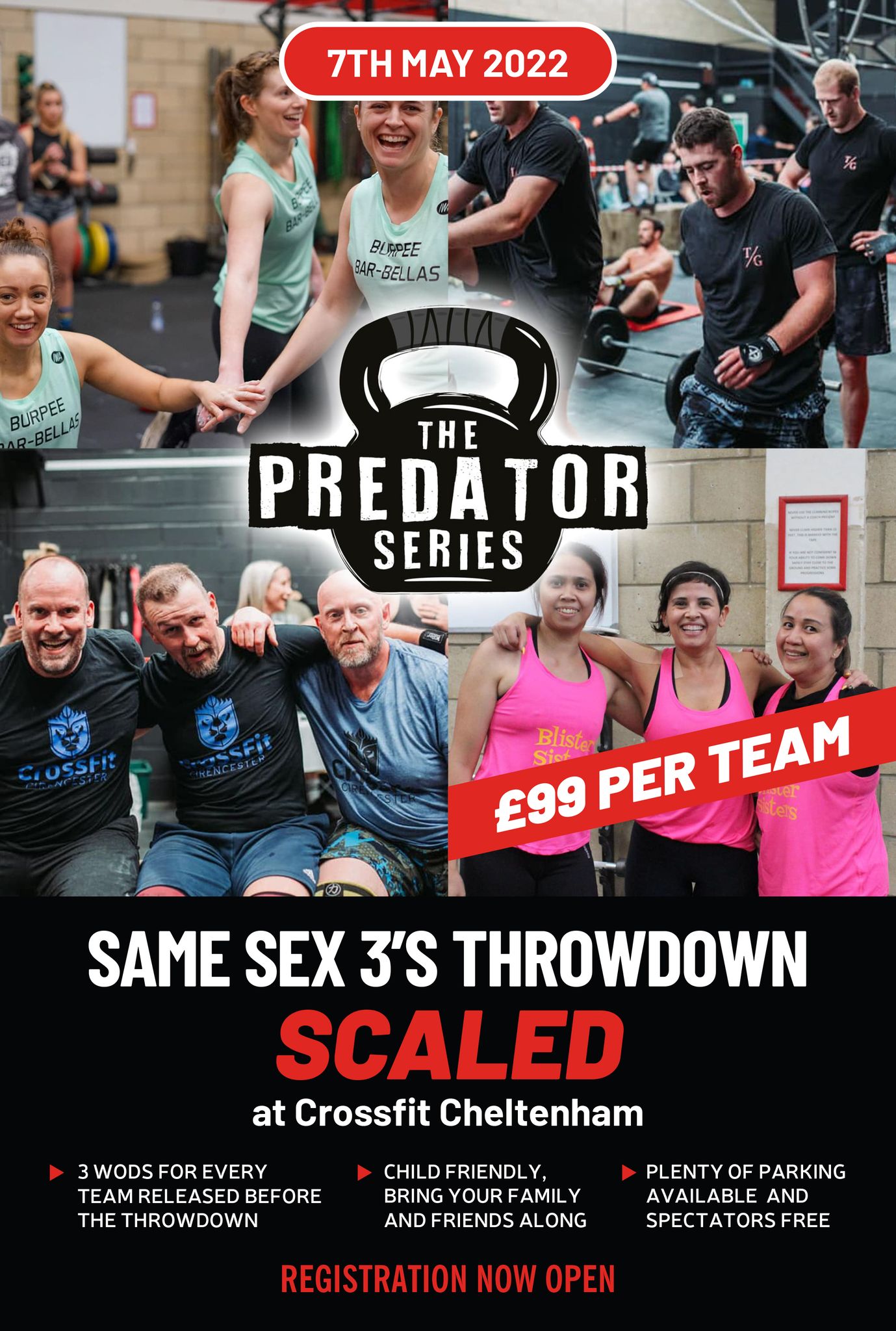 The Predator Series Same Sex 3's Scaled Throwdown logo