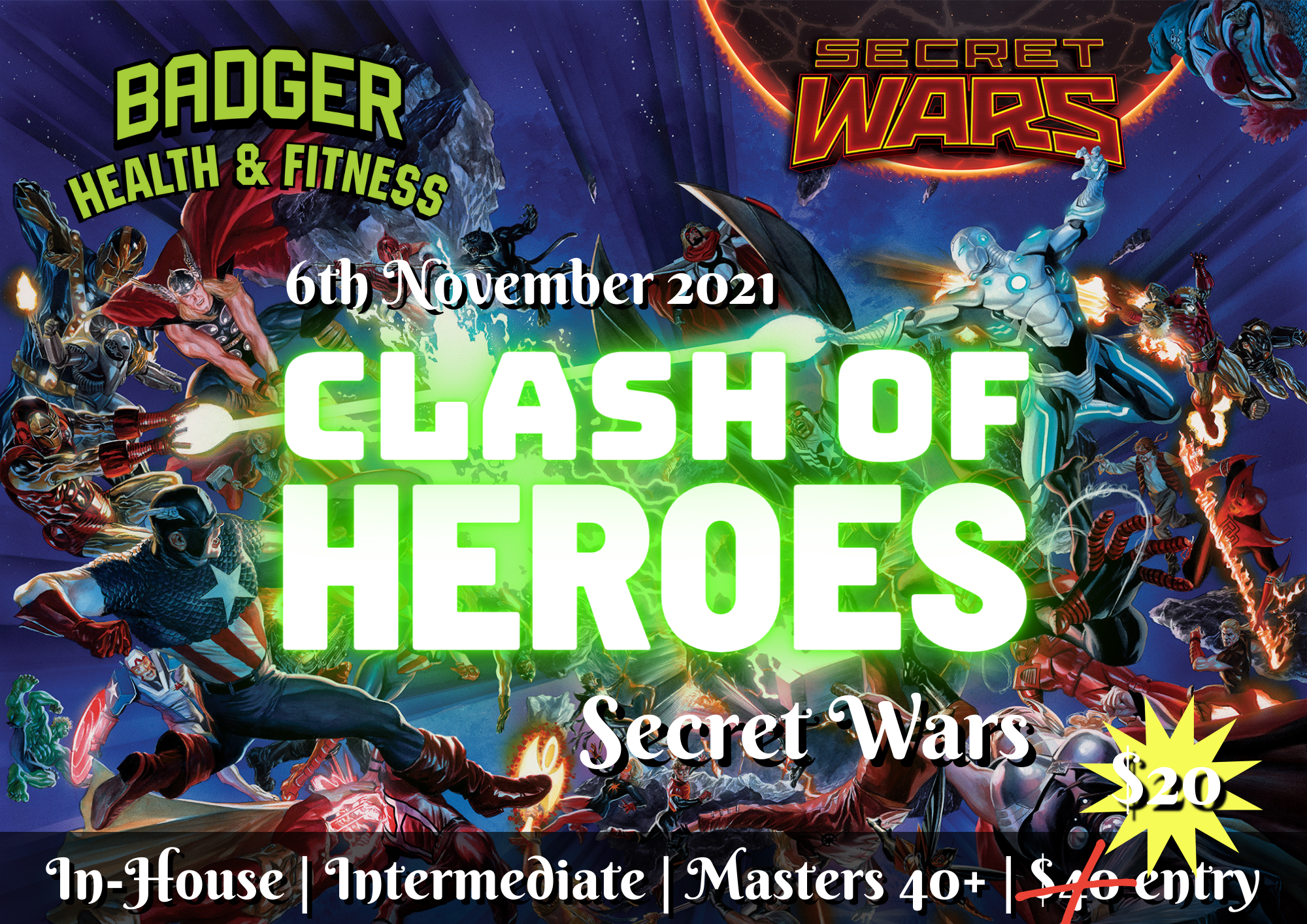 Clash of Heroes - 2021 (in house) logo