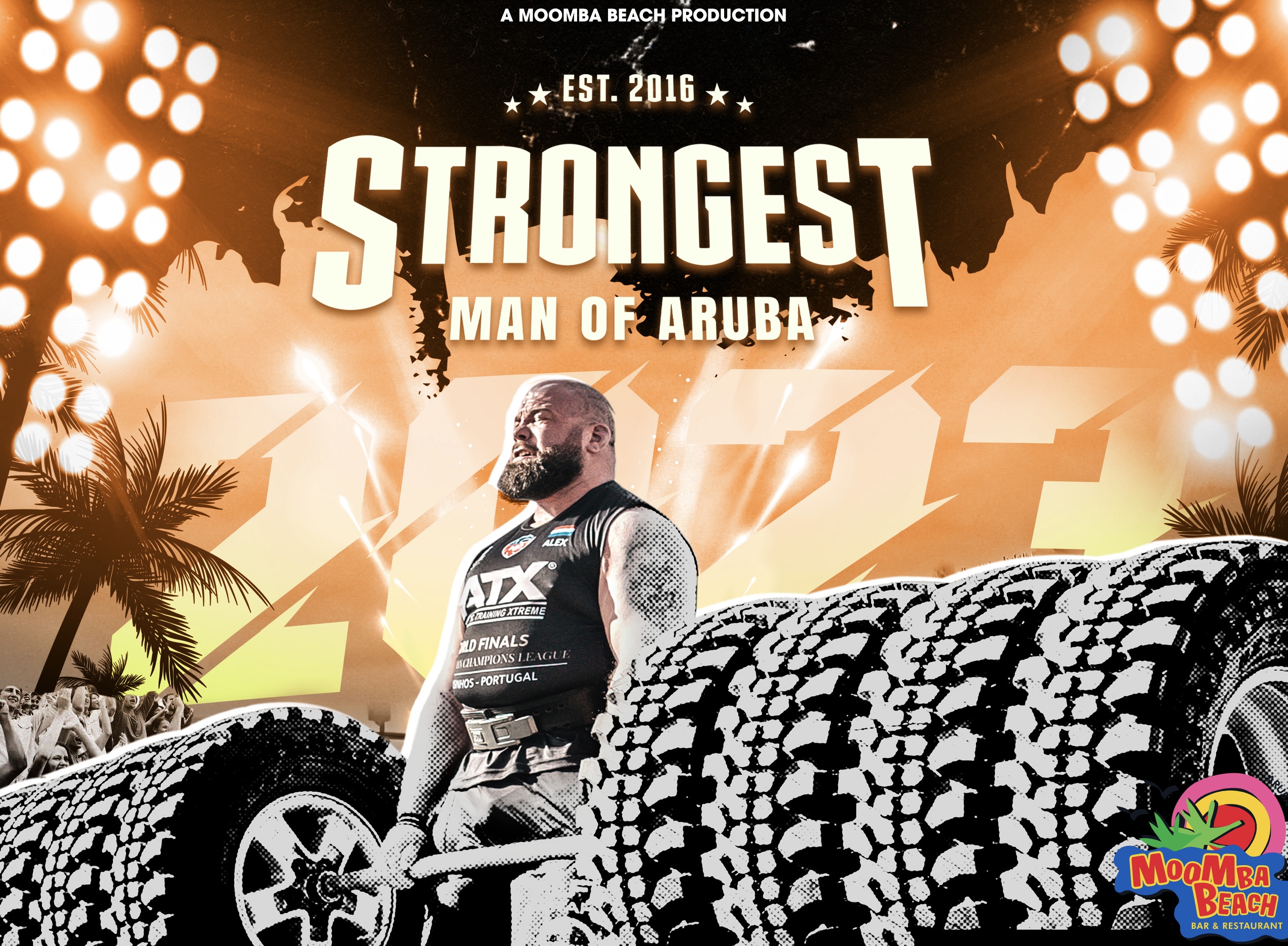 Strongest Man of Aruba 2023 logo