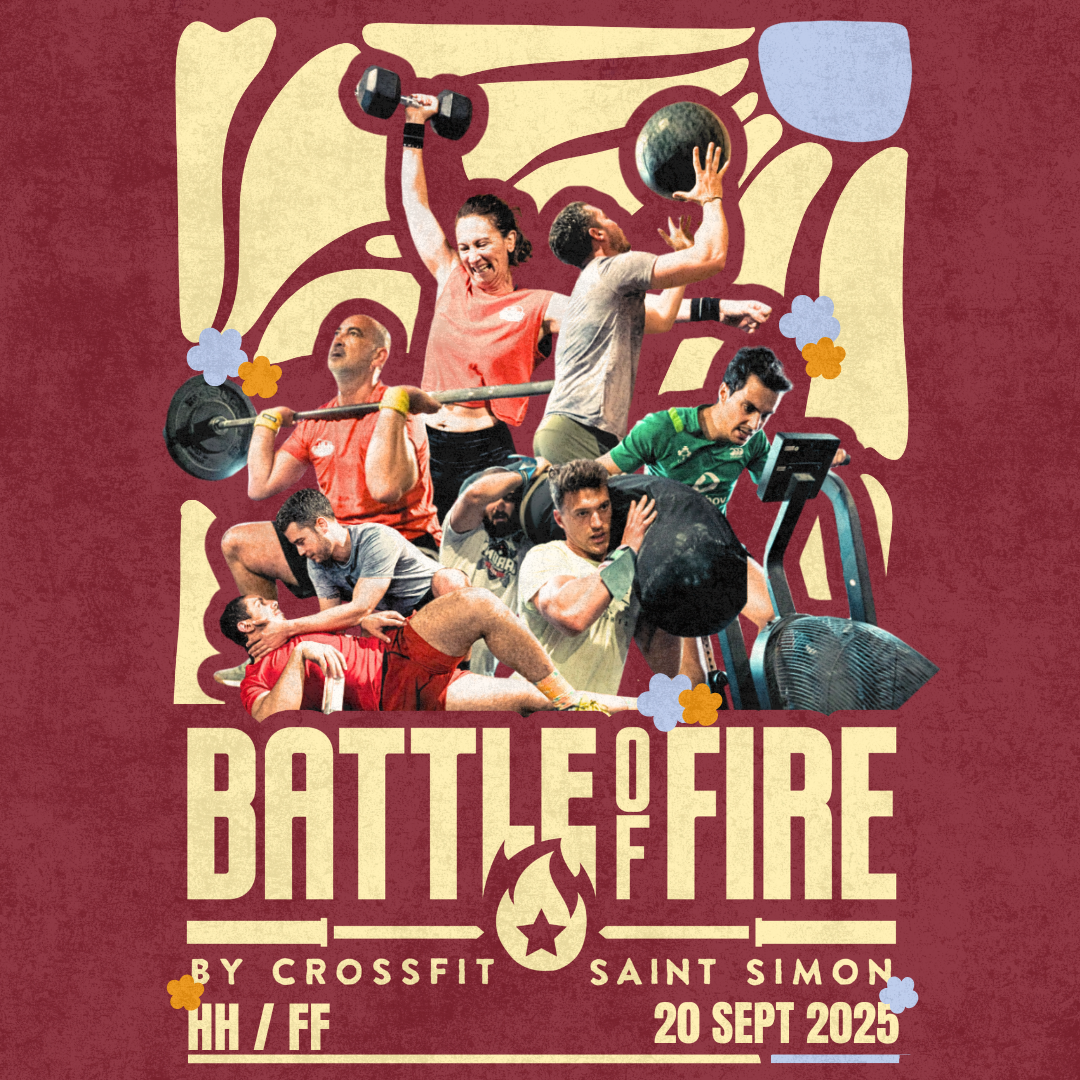 Battle of Fire 2025 by CrossFit Saint Simon (internal competition) logo