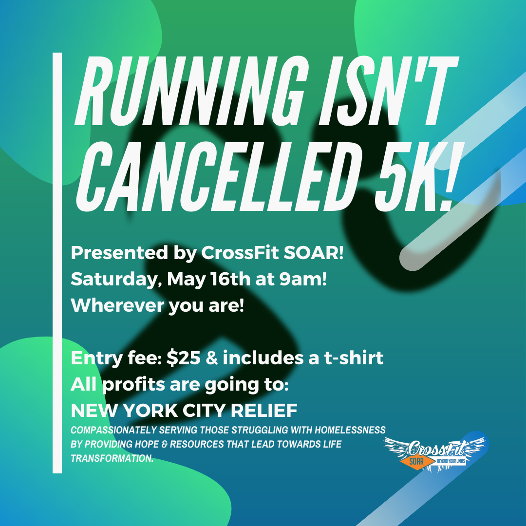 Running Isn't Cancelled 5k logo