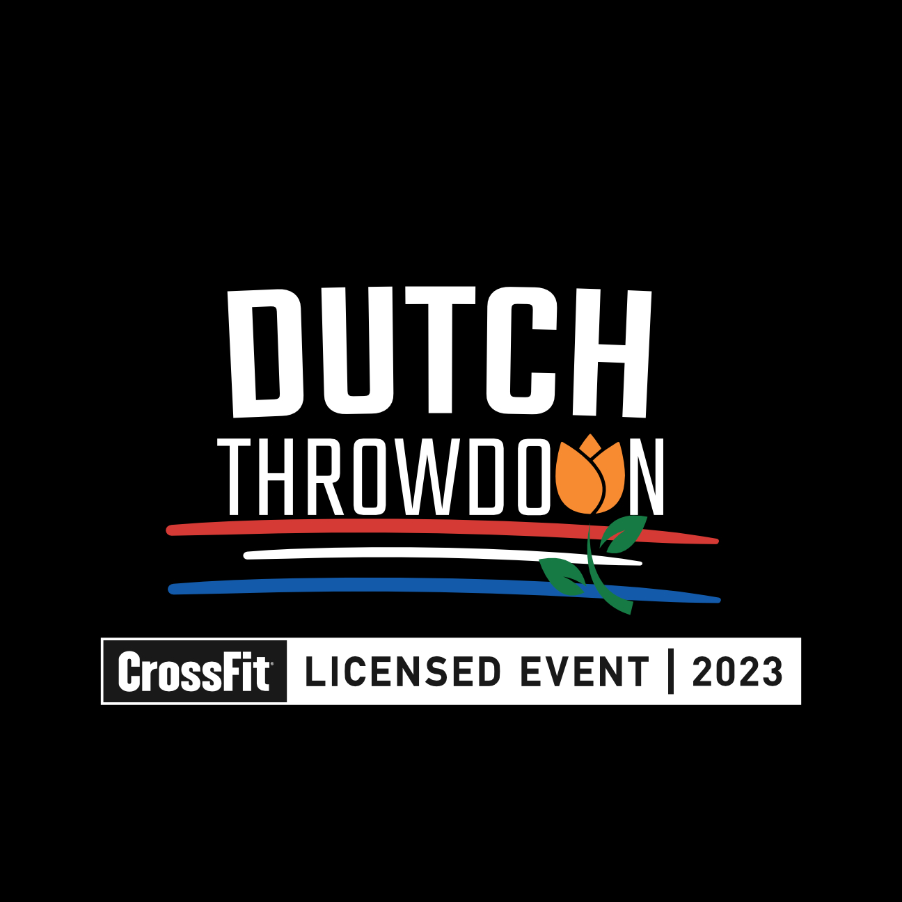 The 2023 Dutch Throwdown Individual Finals - official '23 CrossFit® Licensed Event logo