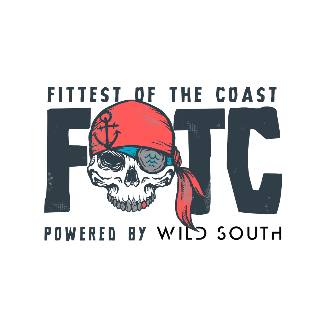 Fittest of the Coast powered by Wild South logo