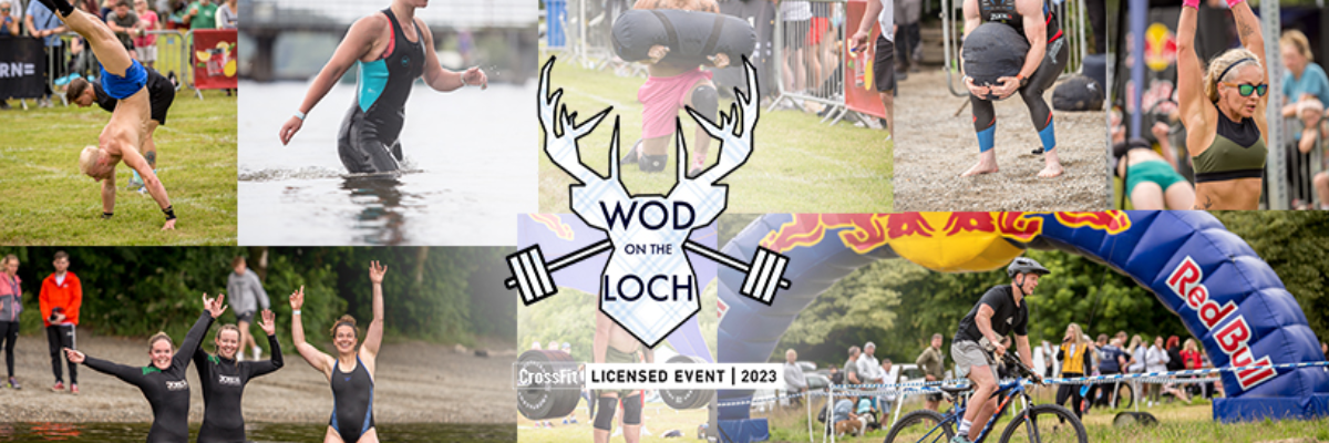 WOD on the Loch Fitness Festival 2023 logo